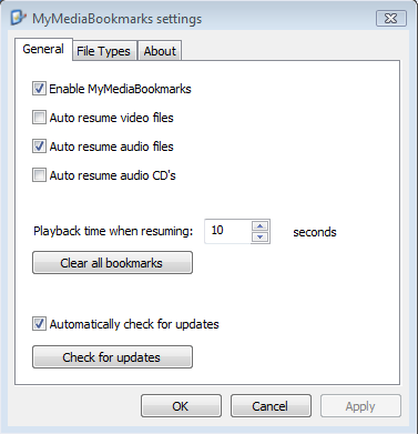 mymediabookmark-settings